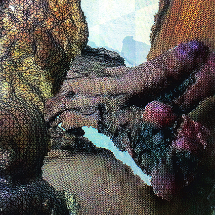 Interrupted 3D scan by artist Paul Coombs